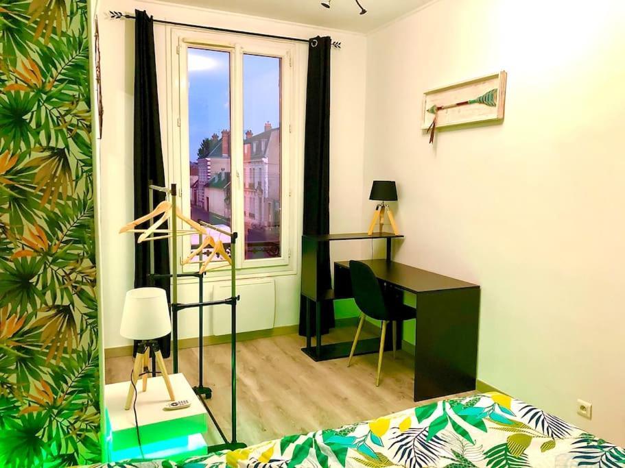 Le Led Room,Centre Ville Place De Parking Gratuite 桑斯 外观 照片