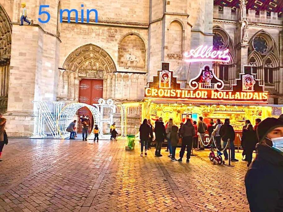 Le Led Room,Centre Ville Place De Parking Gratuite 桑斯 外观 照片